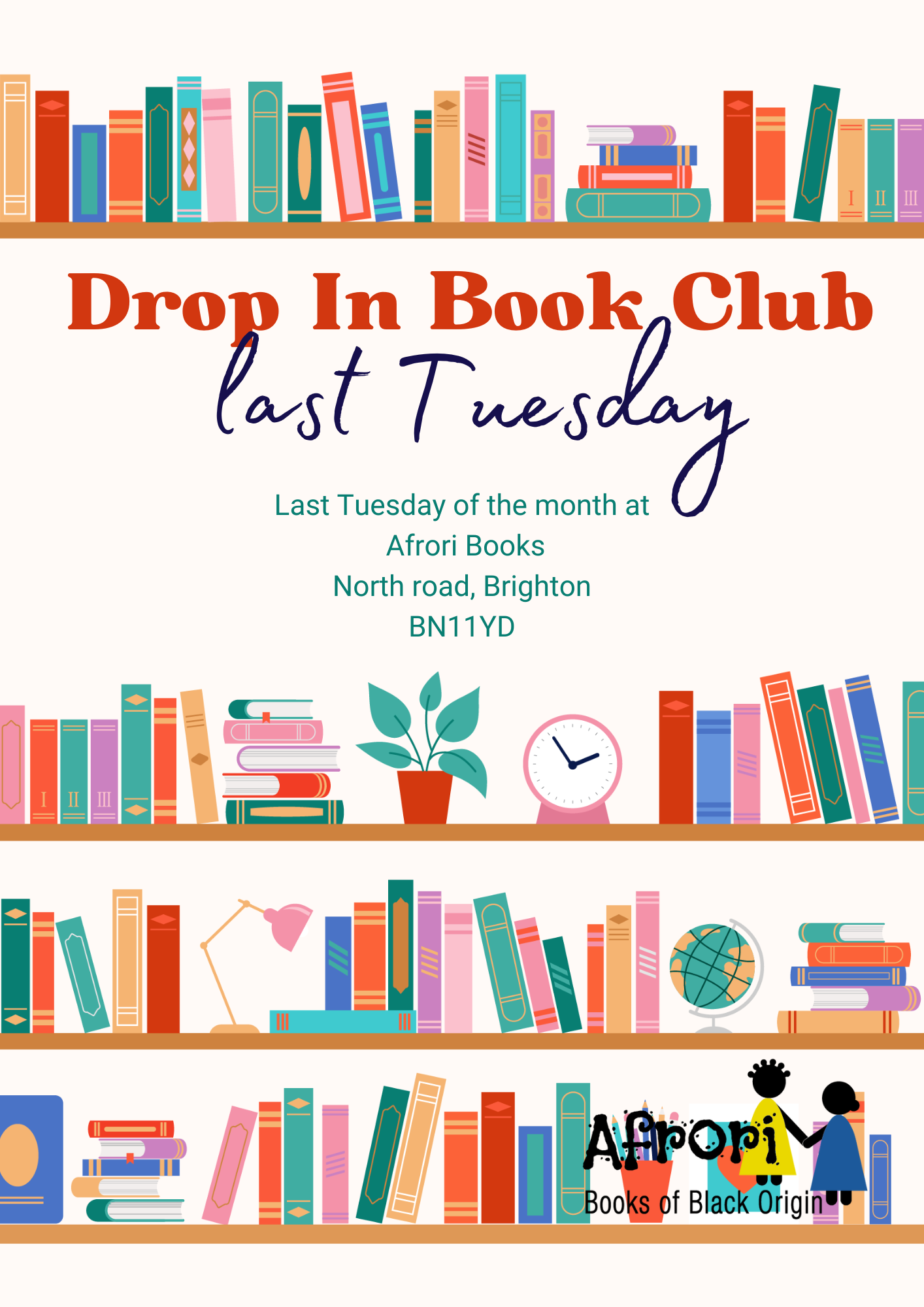 Afrori Chats - Drop In Book Club - Afrori Books LTD