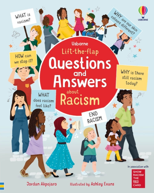 Lift-the-flap Questions and Answers about Racism by Jordan Akpojaro - Afrori Books LTD