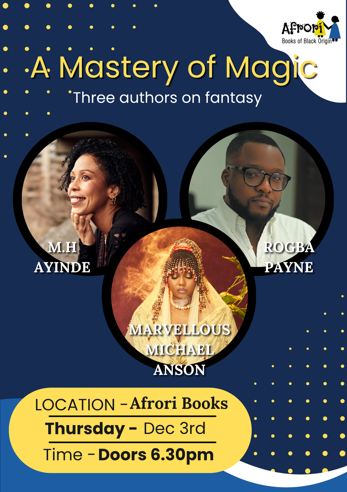 A Mastery of Magic: Three authors on fantasy - Afrori Books LTD