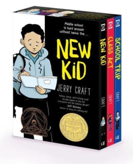 New Kid 3-Book Box Set : New Kid, Class Act, School Trip by Jerry Craft - Afrori Books LTD