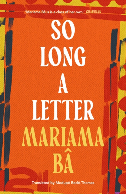 So Long A Letter by Mariama Ba