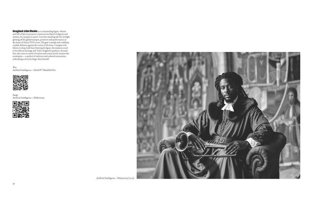 Who is John Blanke? : Artists and Historians Reimagine the Black Tudor Trumpeter by Michael Ohajuru.