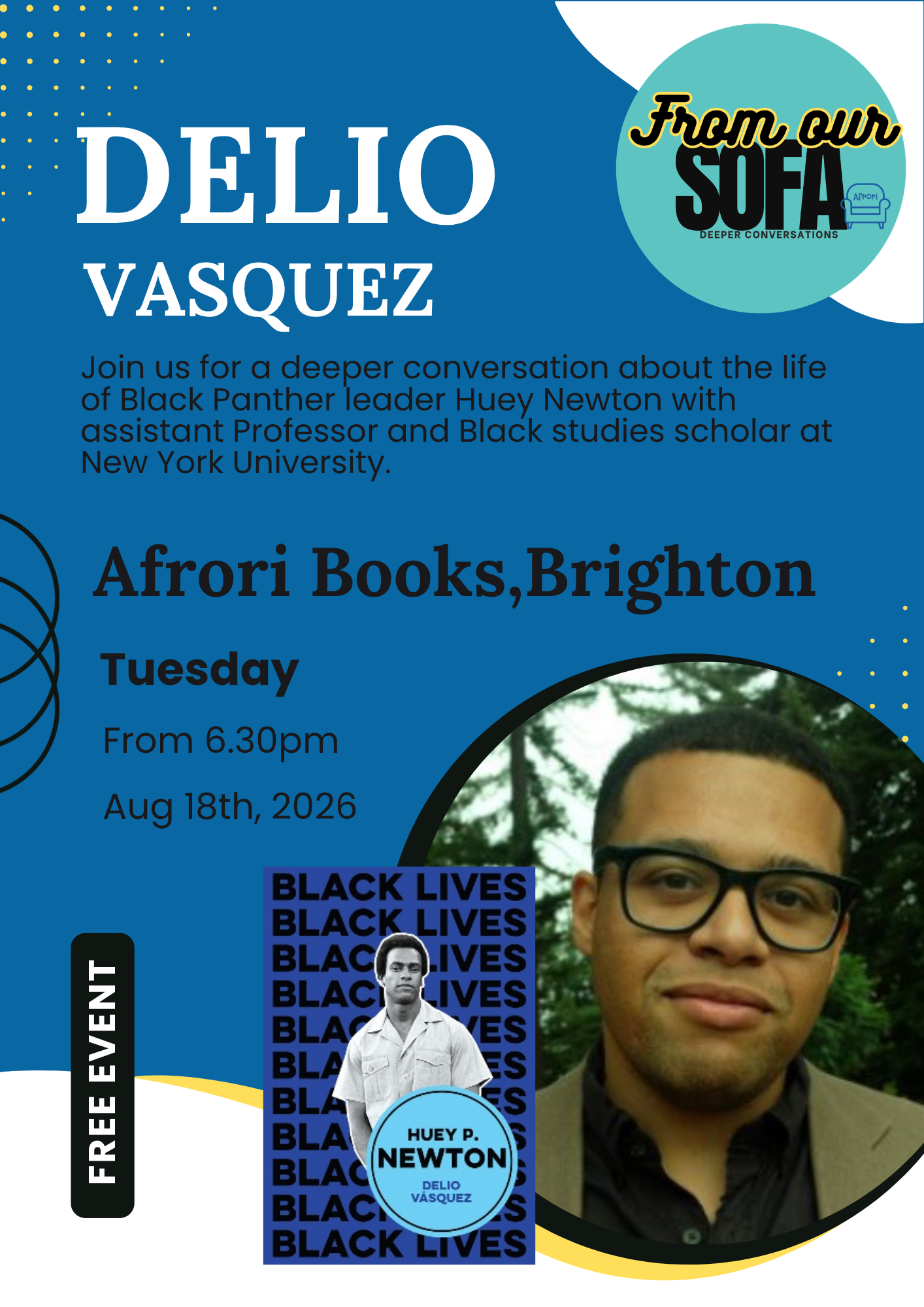 From Our Sofa- Deeper conversations. Delio Vasquez - Afrori Books LTD